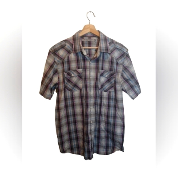 Private Member Plaid Button Shirt - Picture 1 of 7